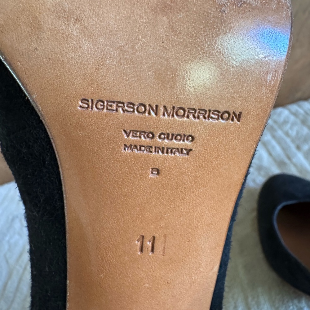 Sigerson Morrison Black Heels - Picture 6 of 11